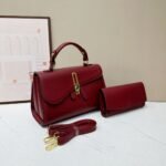Padlock Accented Bag with Matching Wallet - Image 6