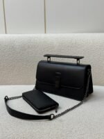 Pedra Structured Black Handbag