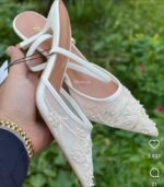 Lace Pointed-Toe Shoes - Image 2