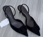 Zara Buckle Pointed-Toe Heels - Image 2