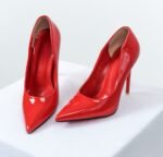 Red Scarlet Allure Pumps