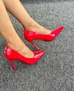 Red Scarlet Allure Pumps - Image 5