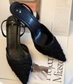 Zara Lace Pointed-Toe Shoe - Image 3