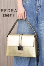 Luxury Metallic Pedra Handbag
