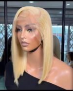 SDD Full frontal blonde wig ,14 inches human hair